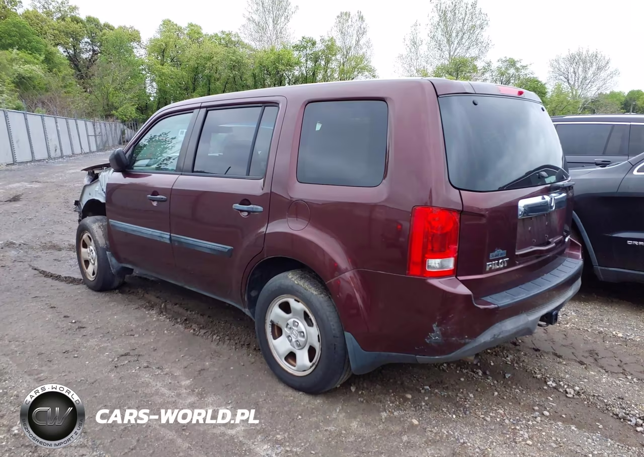 2012 Honda Pilot Lx VIN:5FNYF4H21CB057764 - 3