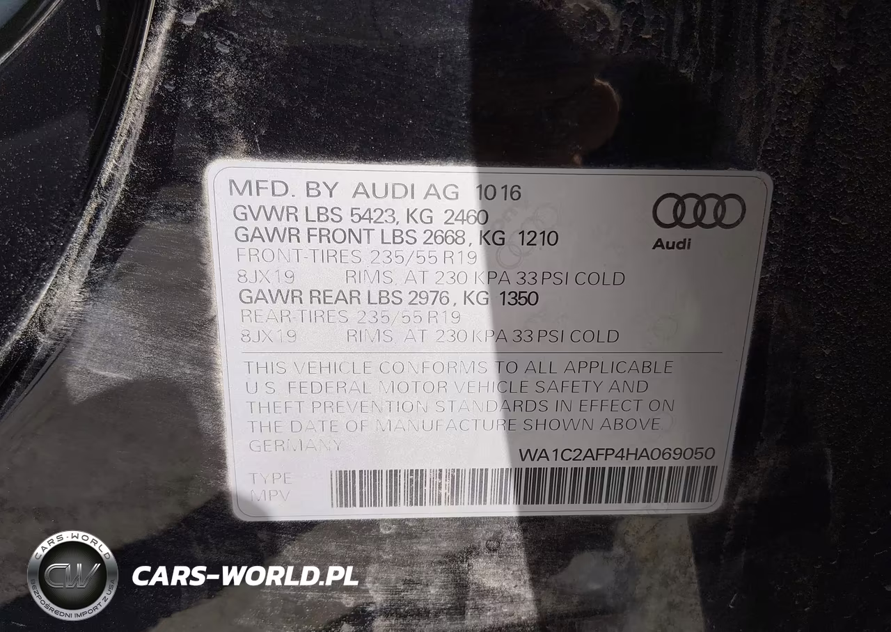 2017 Audi Q5 2.0T Premium VIN:WA1C2AFP4HA069050 - 9