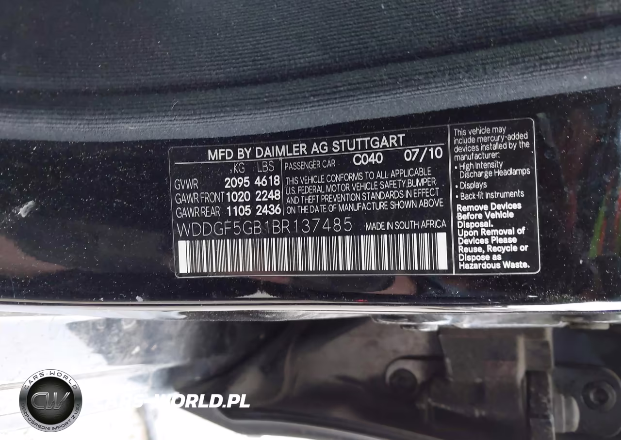 2011 Mercedes-Benz C 350 Sport VIN:WDDGF5GB1BR137485 - 9