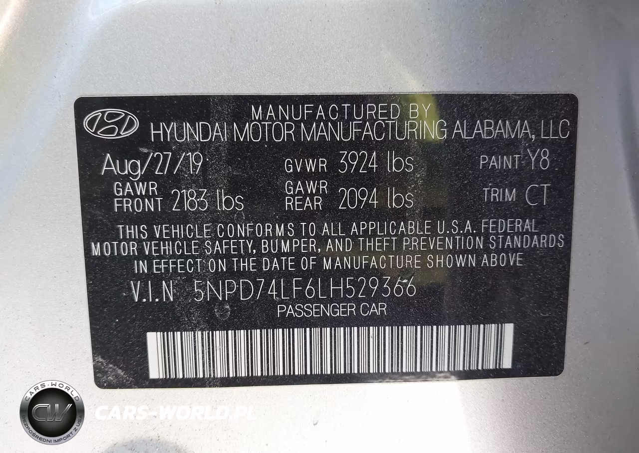2020 Hyundai Elantra Se VIN:5NPD74LF6LH529366 - 9