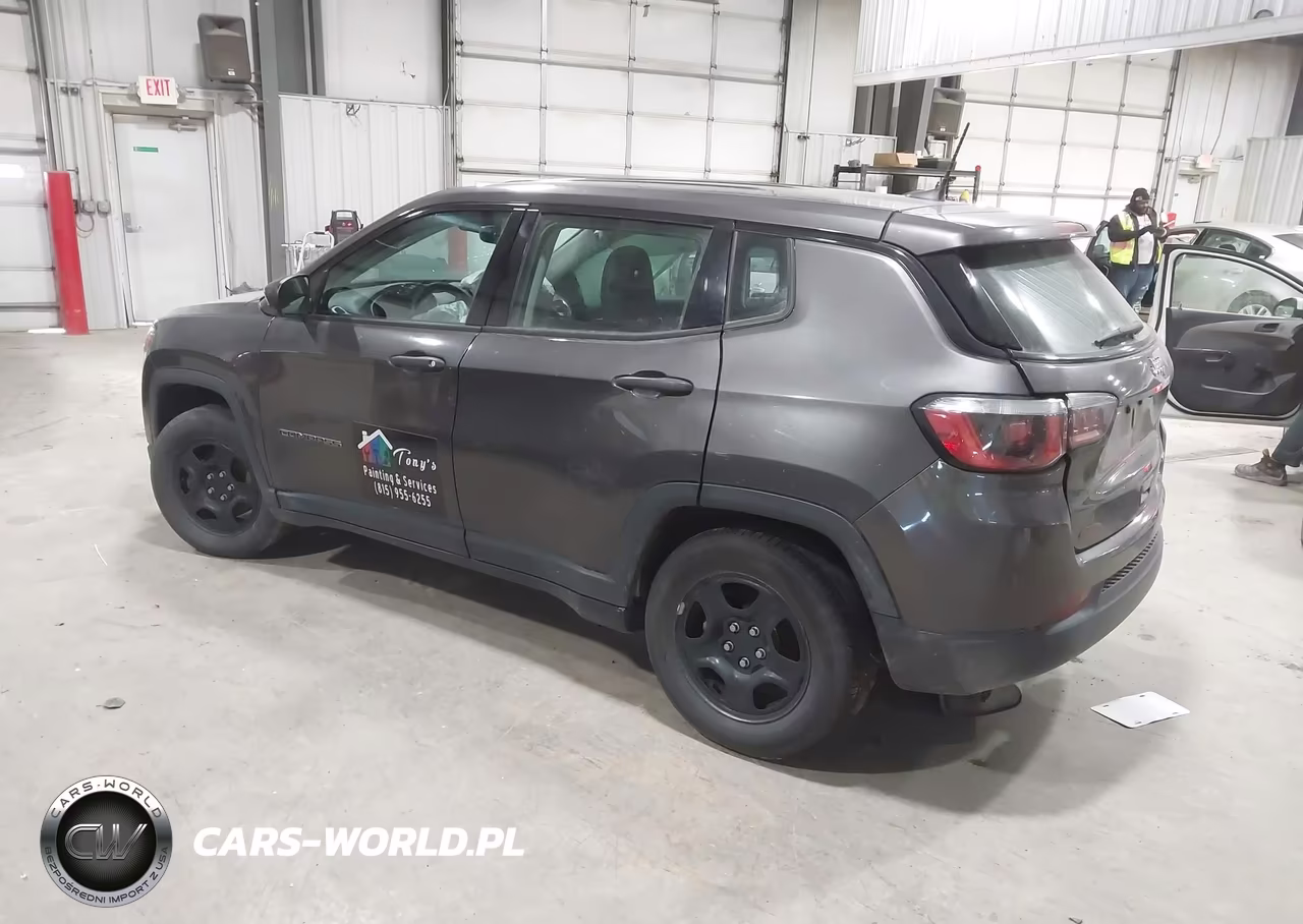 2019 Jeep Compass Sport Fwd VIN:3C4NJCAB1KT809680 - 3