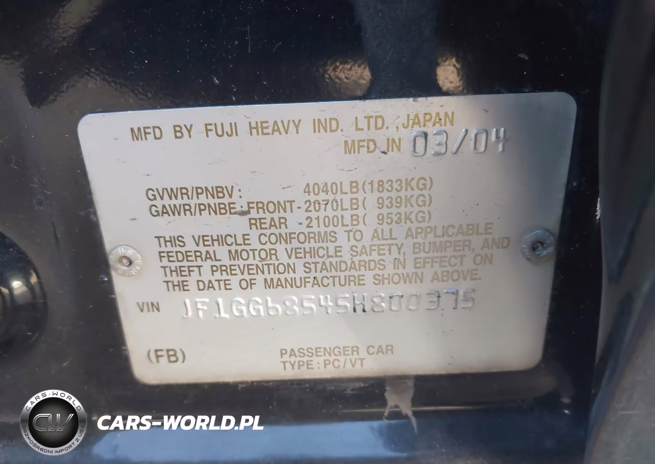 2005 Subaru Impreza Outback Sport Base W-Special Edition VIN:JF1GG68545H800375 - 9