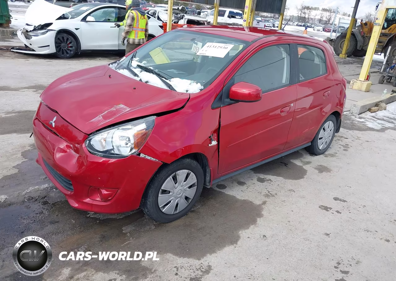 2015 Mitsubishi Mirage De-Rf VIN:ML32A3HJ6FH036972 - 2