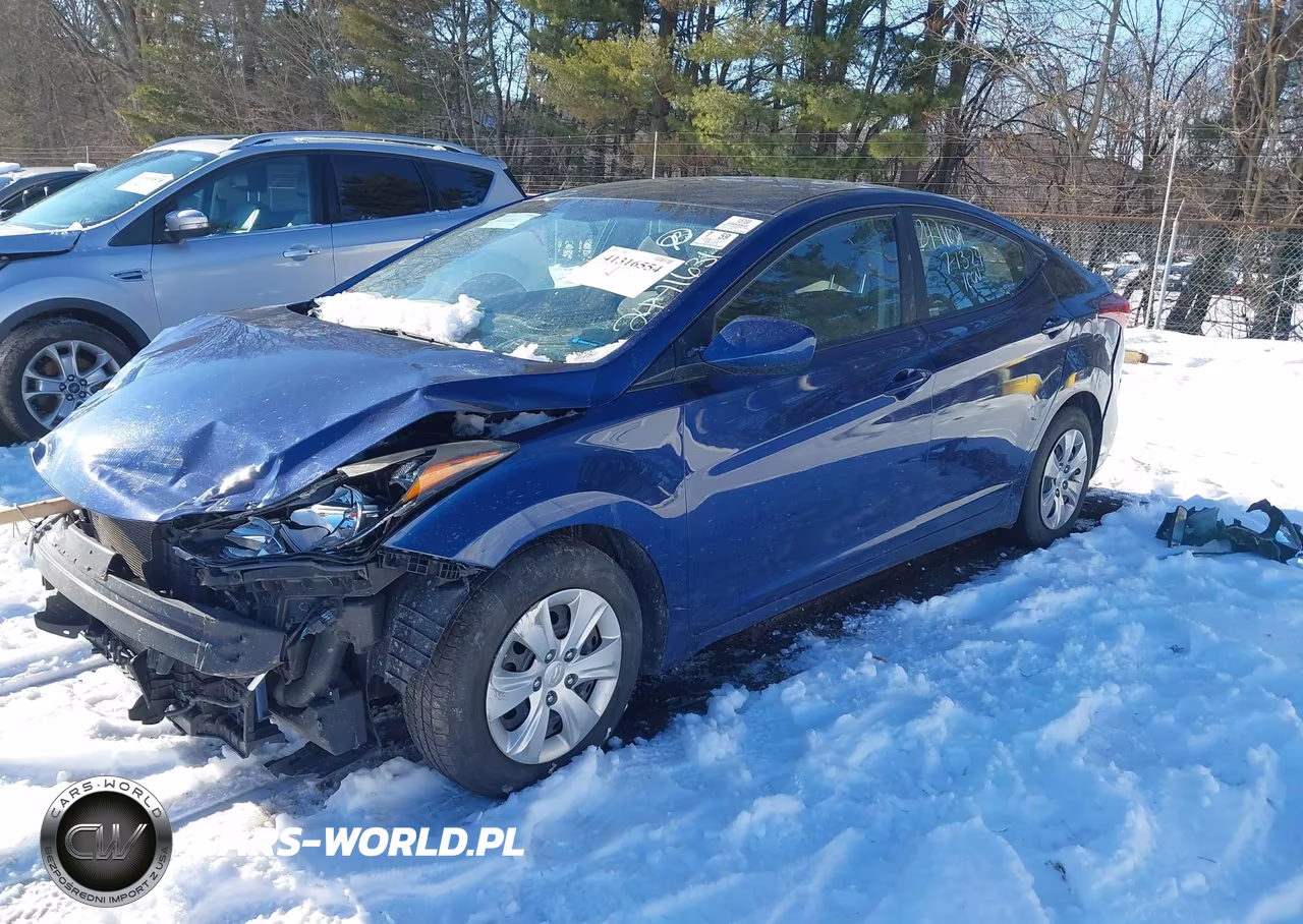 2016 Hyundai Elantra Se VIN:5NPDH4AE4GH674645 - 2