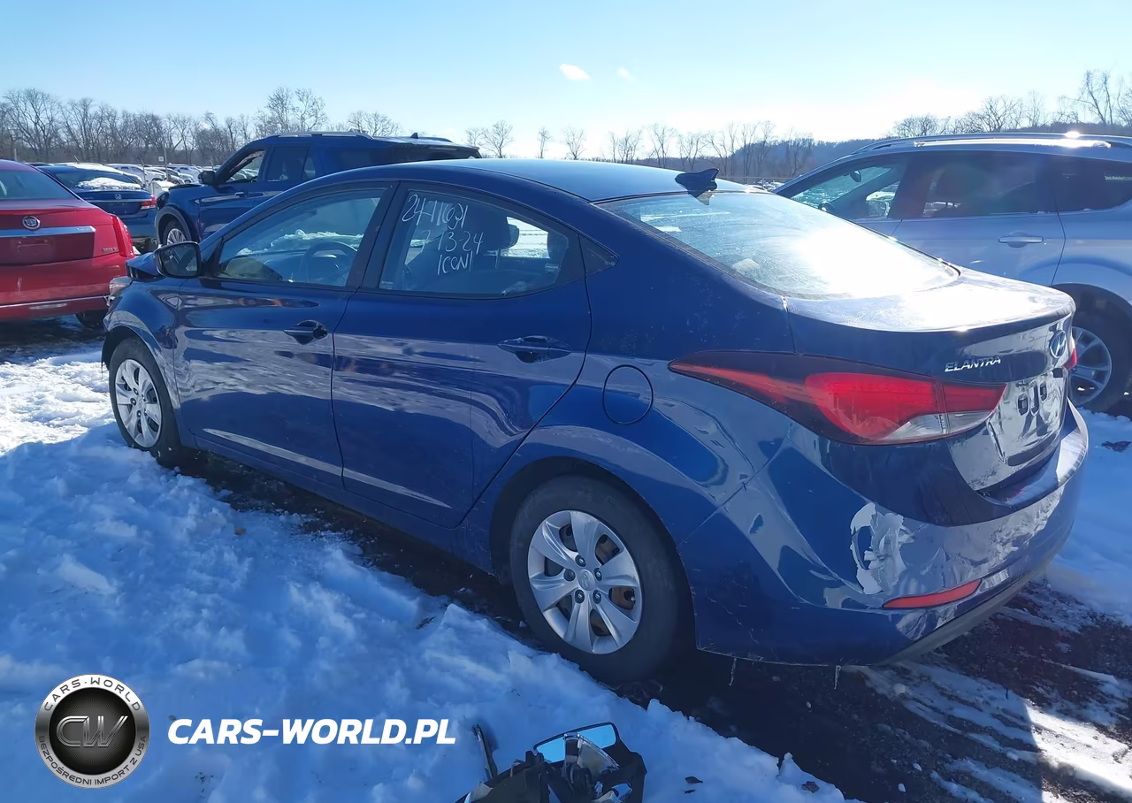 2016 Hyundai Elantra Se VIN:5NPDH4AE4GH674645 - 3