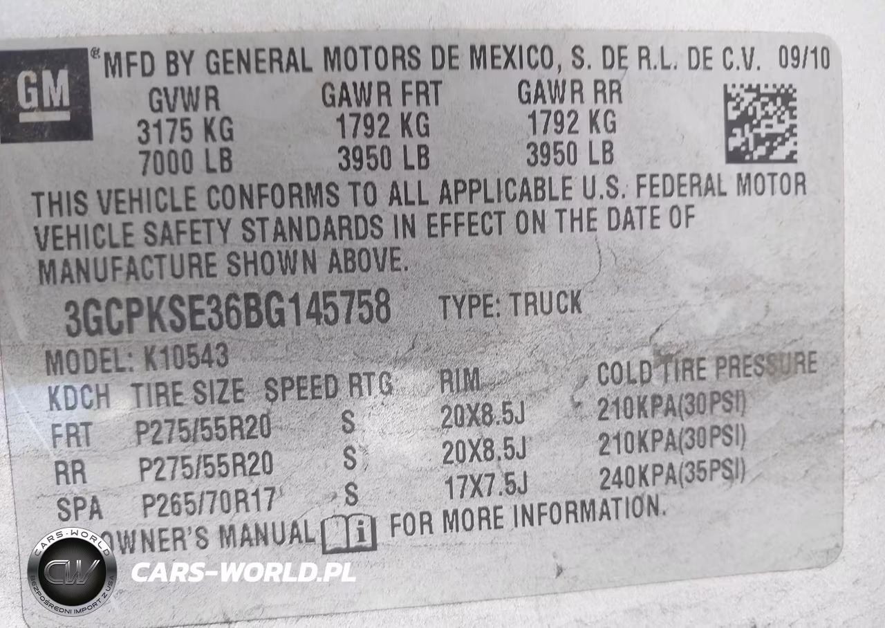 2011 Chevrolet Silverado 1500 Lt VIN:3GCPKSE36BG145758 - 9