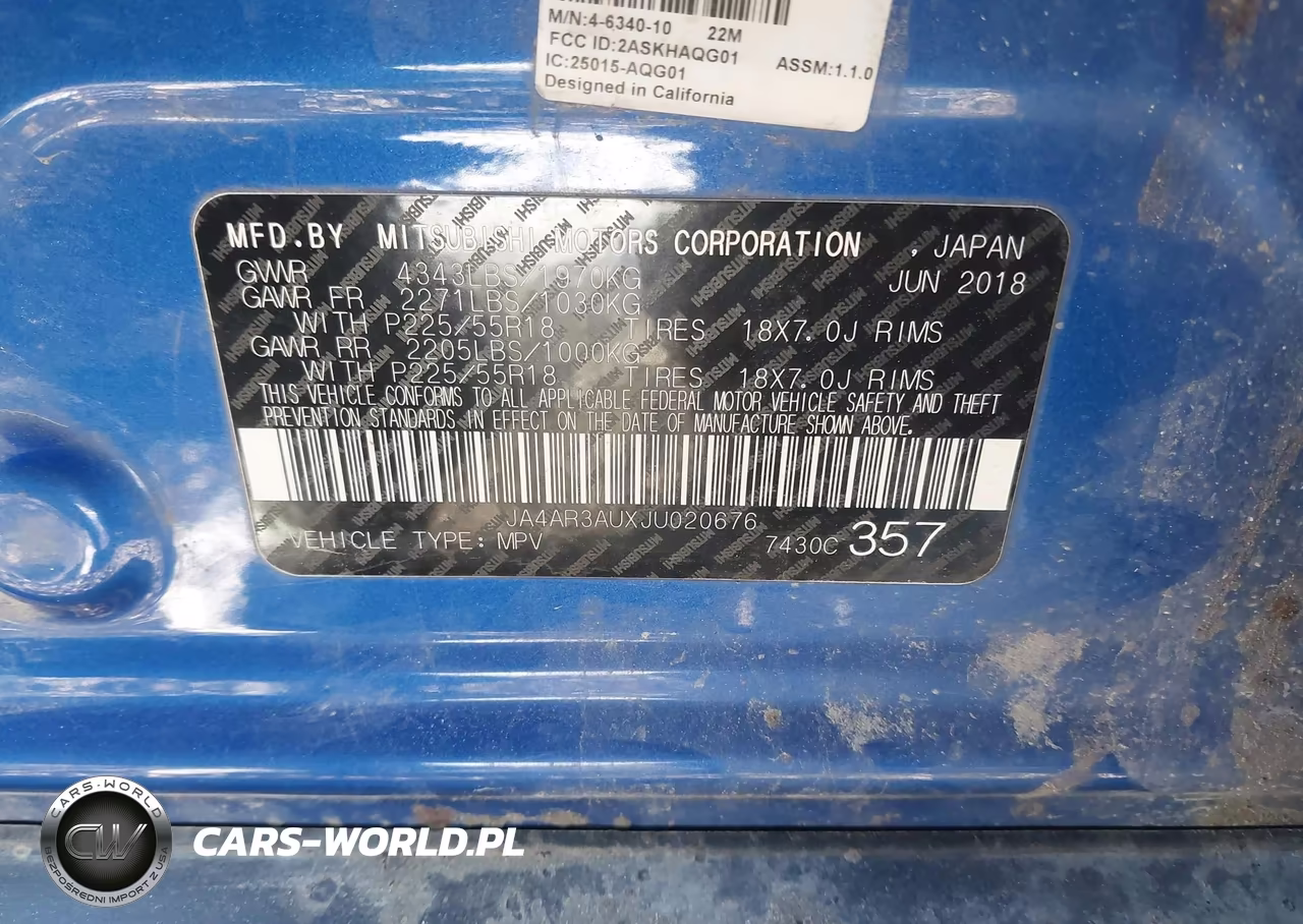 2018 Mitsubishi Outlander Sport 2.0 Es-2.0 Le VIN:JA4AR3AUXJU020676 - 9