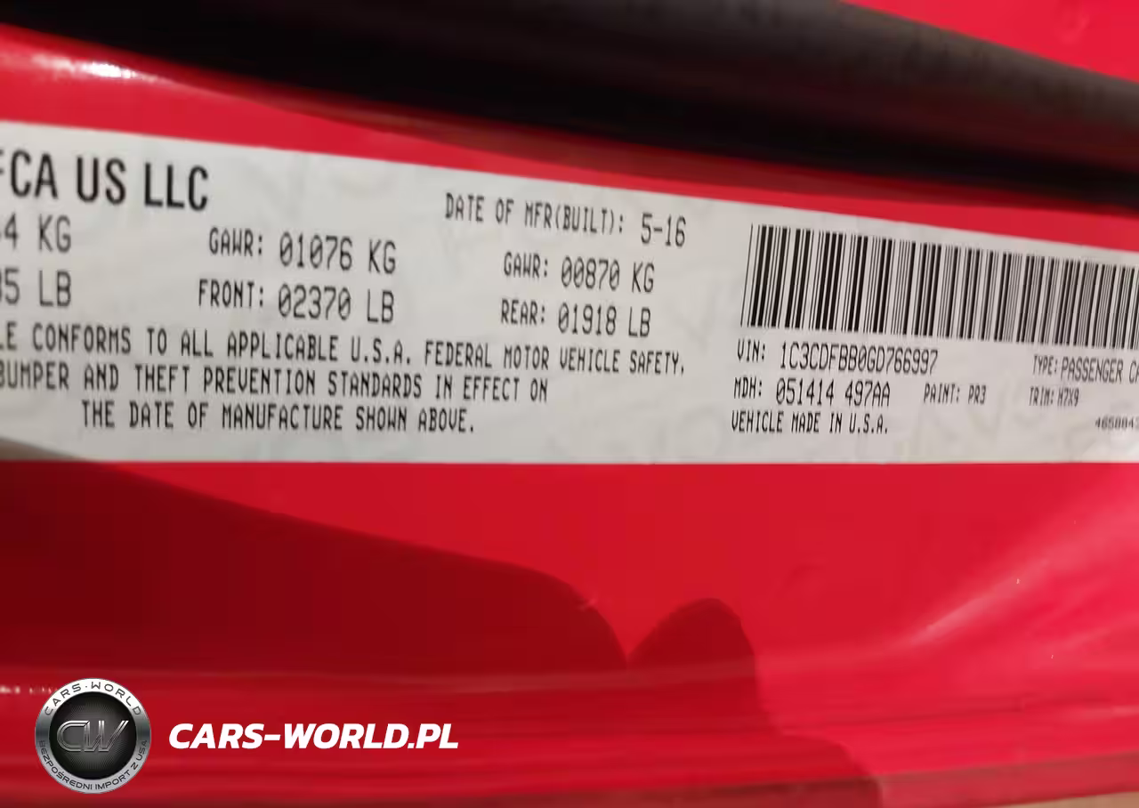 2016 Dodge Dart Sxt VIN:1C3CDFBB0GD766997 - 9