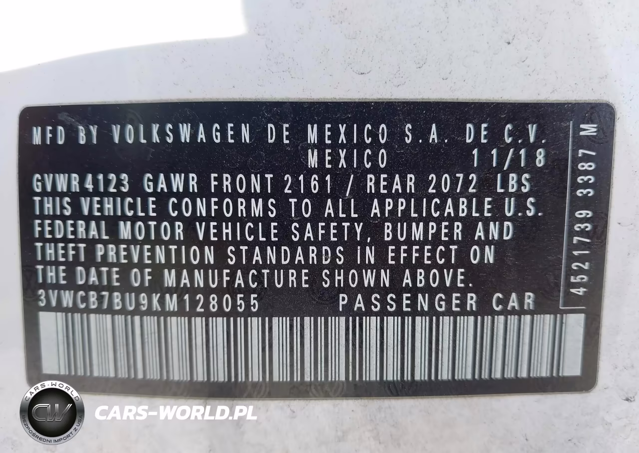 2019 Volkswagen Jetta 1.4T R-Line-1.4T S-1.4T Se VIN:3VWCB7BU9KM128055 - 9