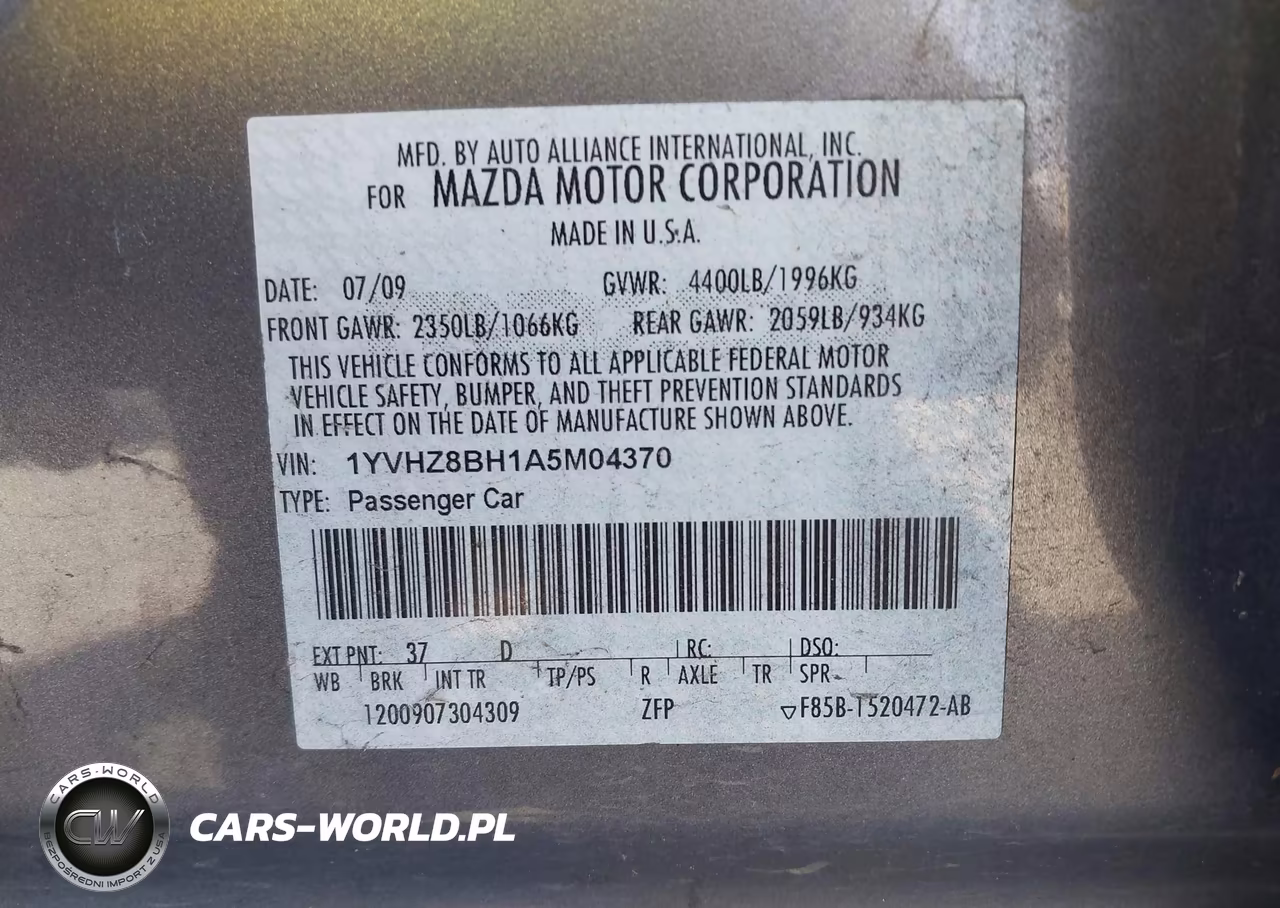 2010 Mazda Mazda6 I Sport VIN:1YVHZ8BH1A5M04370 - 9