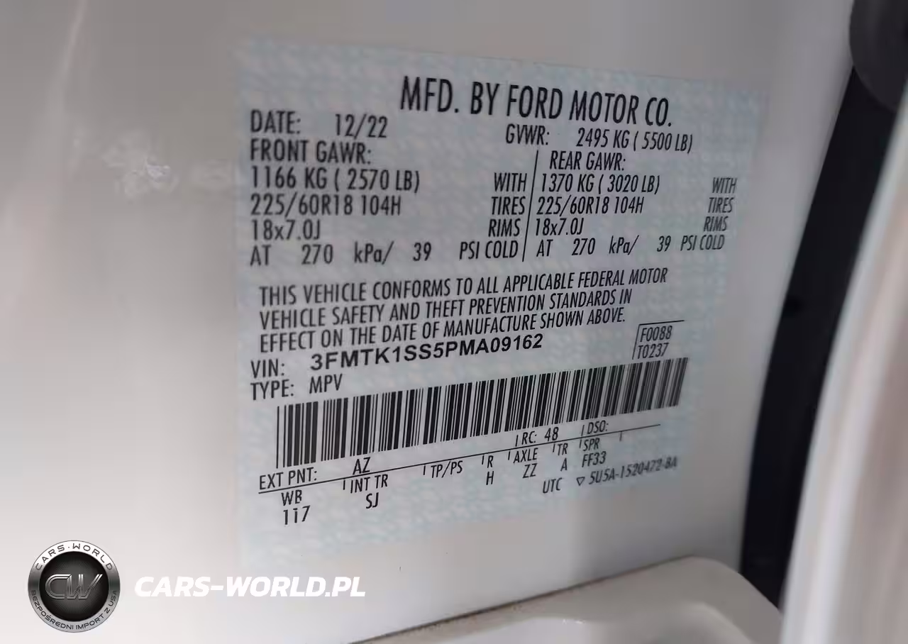 2023 Ford Mustang Mach-E Select VIN:3FMTK1SS5PMA09162 - 9
