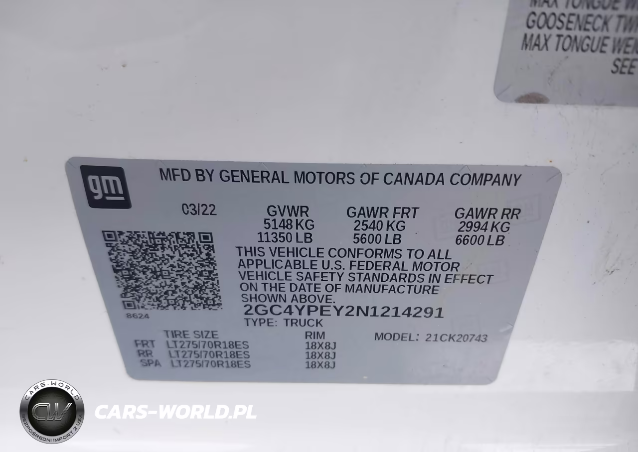 2022 Chevrolet Silverado 2500Hd 4Wd Standard Bed Ltz VIN:2GC4YPEY2N1214291 - 9