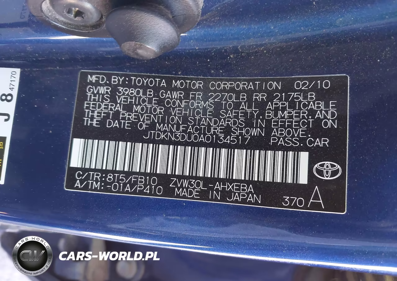 2010 Toyota Prius Iii VIN:JTDKN3DU0A0134517 - 9