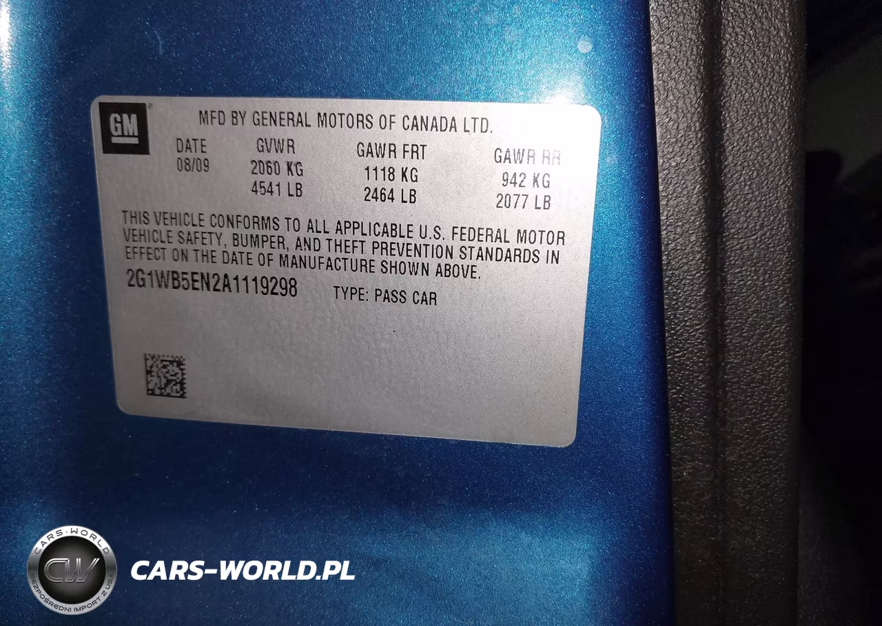 2010 Chevrolet Impala Lt VIN:2G1WB5EN2A1119298 - 9