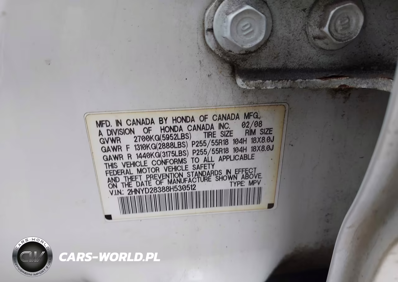2008 Acura Mdx Technology Package VIN:2HNYD28388H530512 - 9