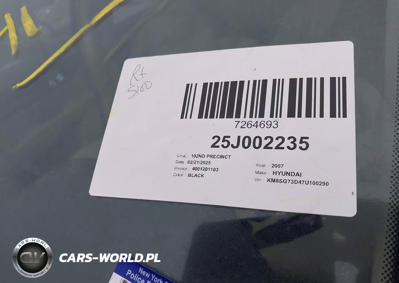 2007 Hyundai Santa Fe Gls VIN:KM8SG73D47U100290 - 9