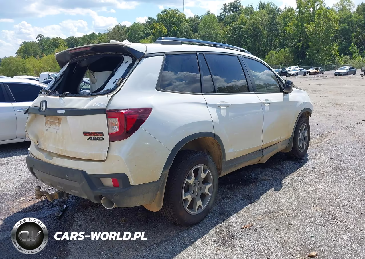 2023 Honda Passport Awd Trailsport VIN:5FNYF8H63PB040223 - 4