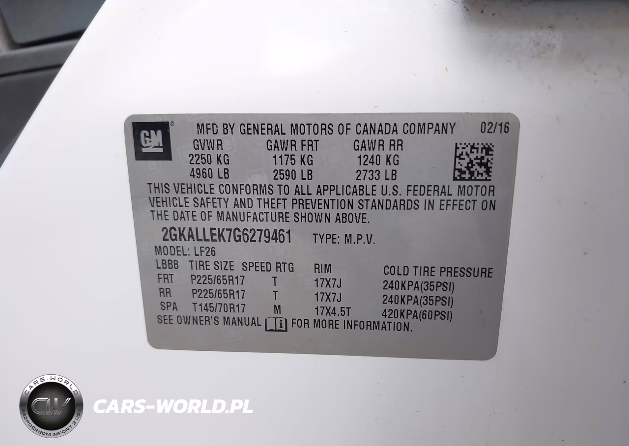 2016 GMC Terrain Sl VIN:2GKALLEK7G6279461 - 9