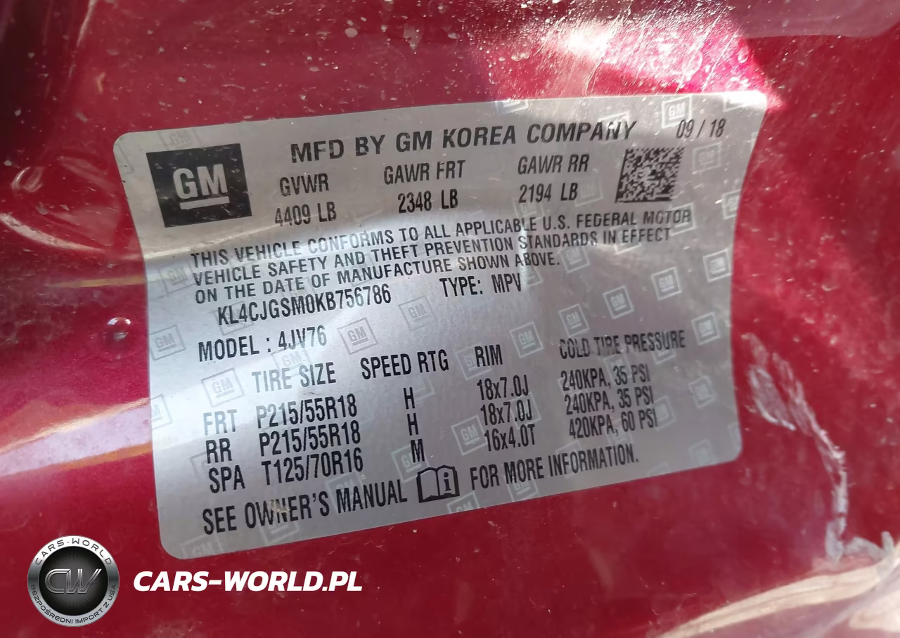2019 Buick Encore Awd Essence VIN:KL4CJGSM0KB756786 - 9