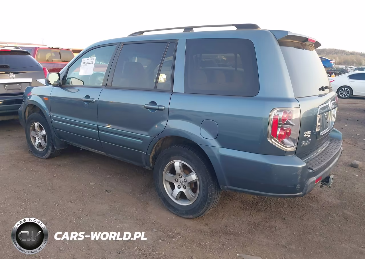 2006 Honda Pilot Ex VIN:5FNYF28476B006425 - 3