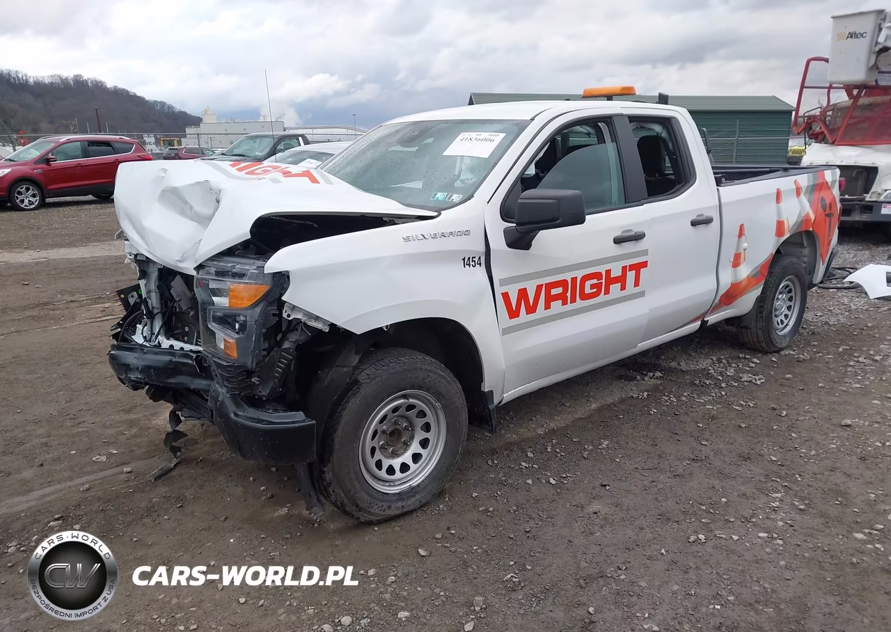 2023 Chevrolet Silverado 1500 2Wd Double Cab Standard Bed Wt VIN:1GCRAAEK2PZ120165 - 2