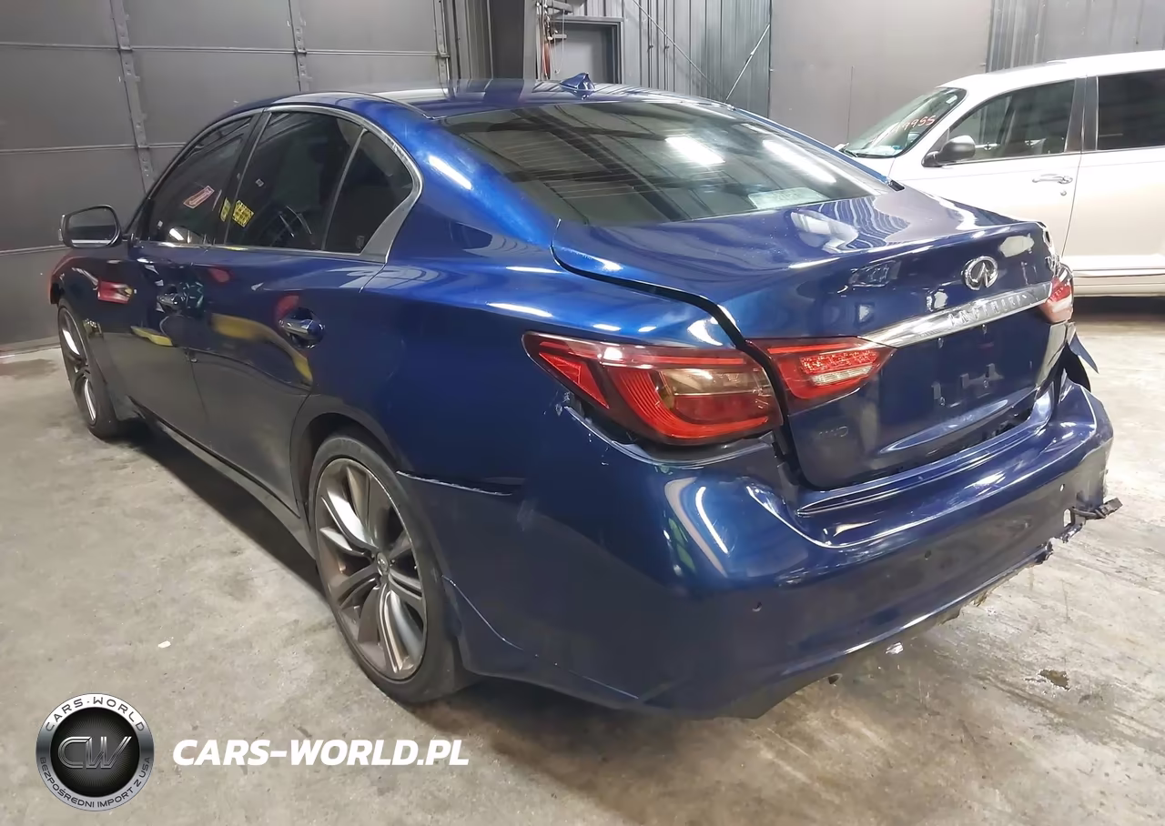 2019 Infiniti Q50 3.0T Red Sport 400 VIN:JN1FV7AR0KM830378 - 3