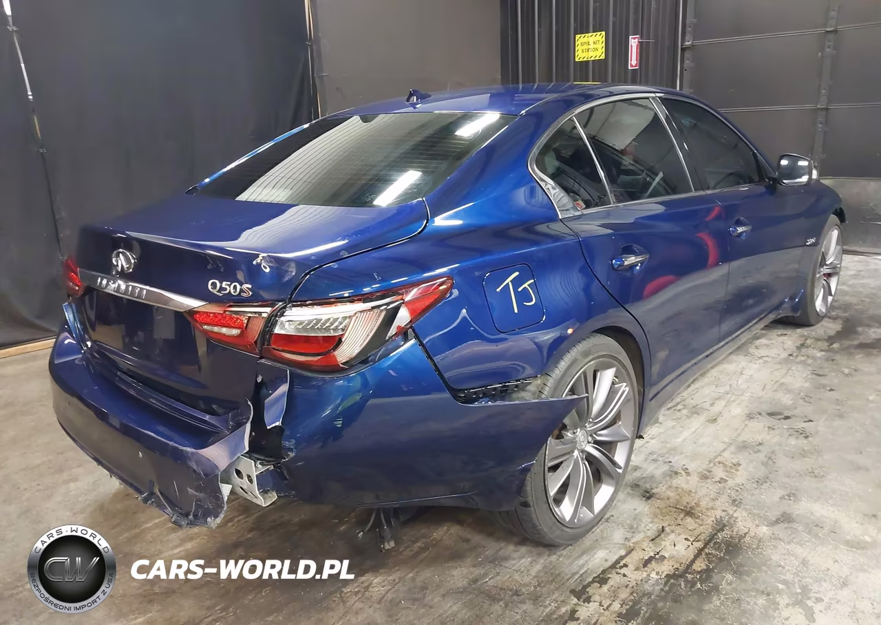 2019 Infiniti Q50 3.0T Red Sport 400 VIN:JN1FV7AR0KM830378 - 4