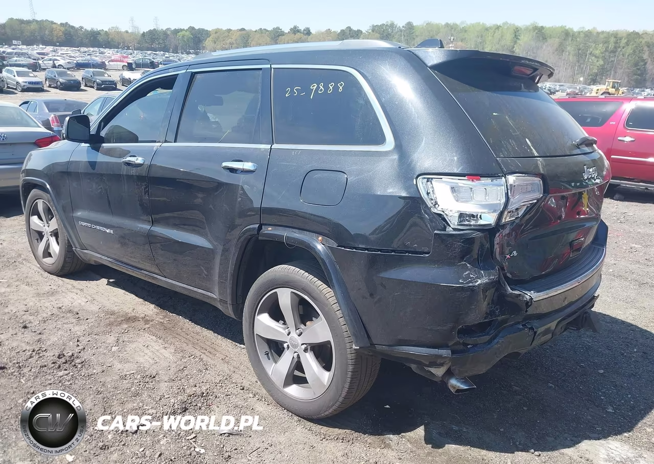 2014 Jeep Grand Cherokee Overland VIN:1C4RJFCT9EC337642 - 3