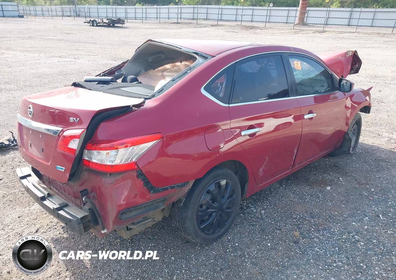 2013 Nissan Sentra Sv VIN:3N1AB7AP4DL742139 - 4
