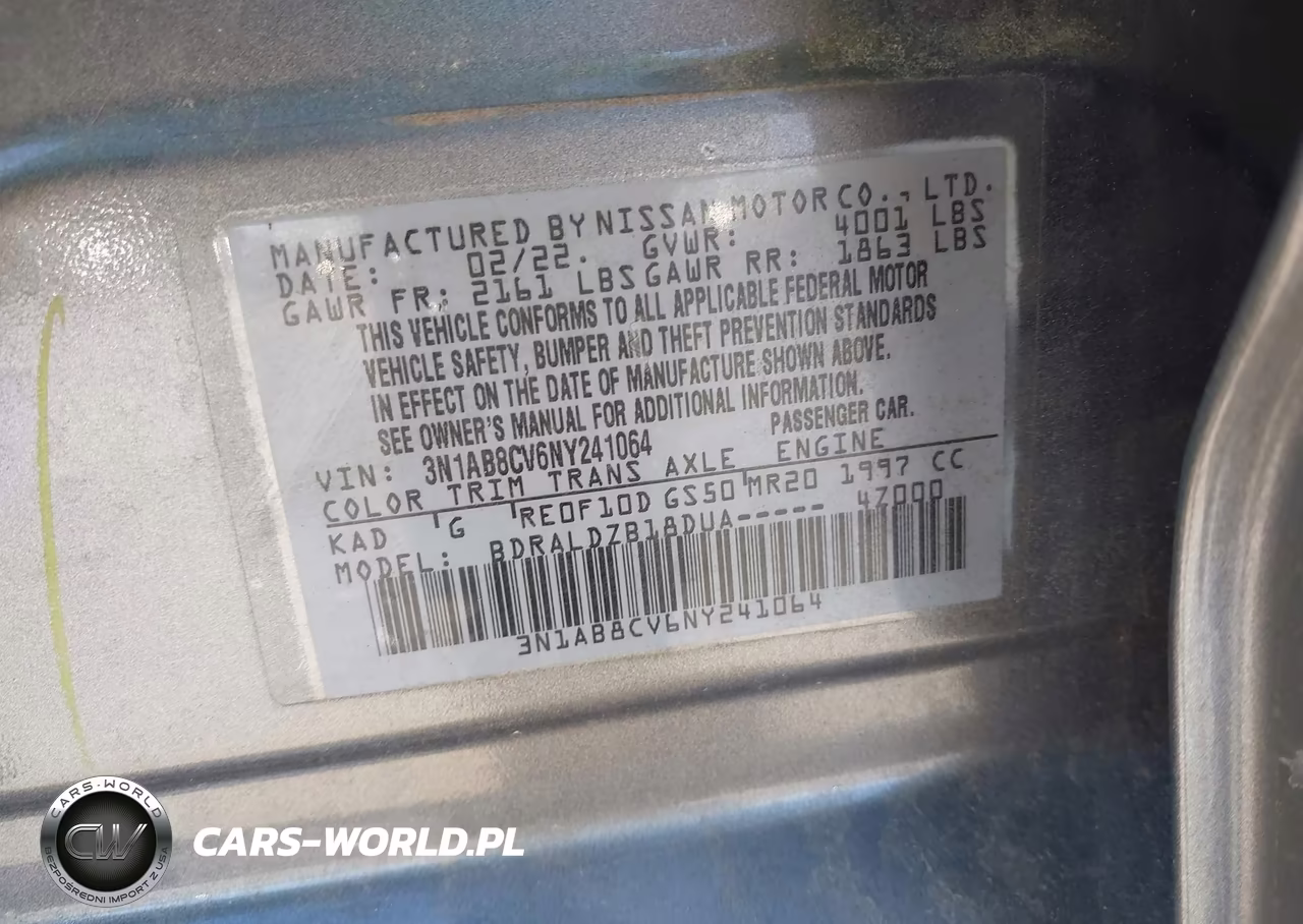 2022 Nissan Sentra Sv Xtronic Cvt VIN:3N1AB8CV6NY241064 - 9