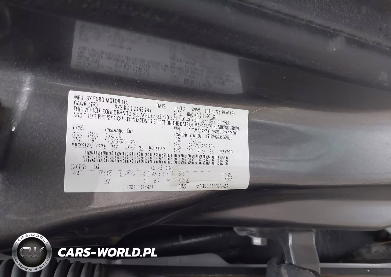 2014 Ford Focus Se VIN:1FADP3F26EL221380 - 9