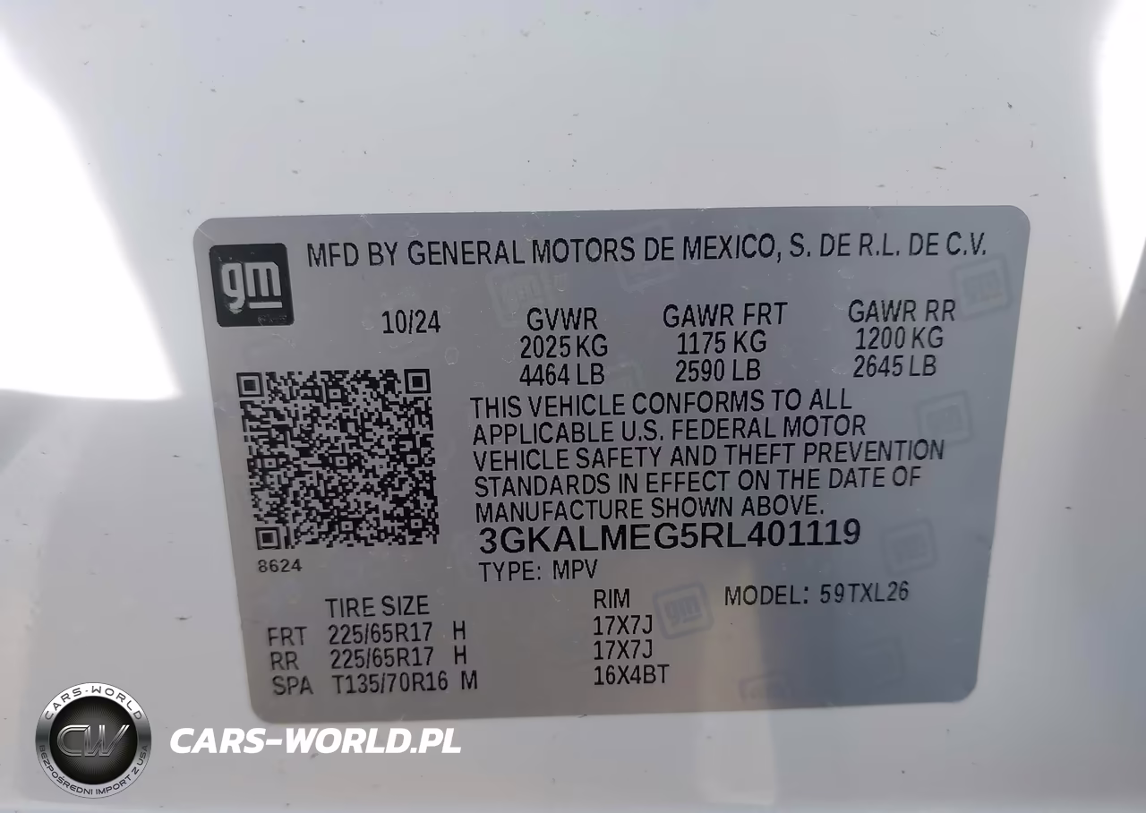2024 GMC Terrain Fwd Sle VIN:3GKALMEG5RL401119 - 9