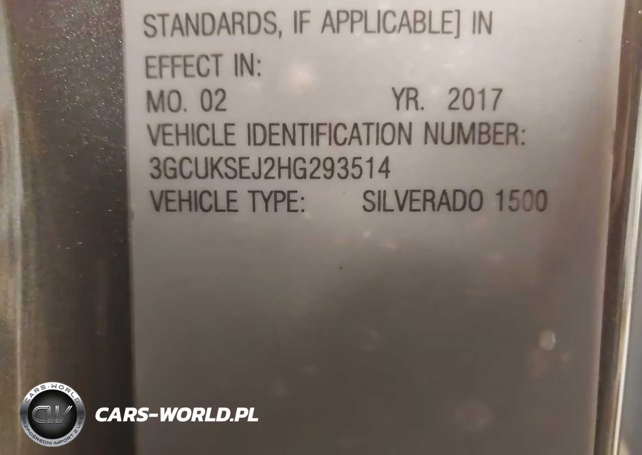 2017 Chevrolet Silverado 1500 1Lz VIN:3GCUKSEJ2HG293514 - 9