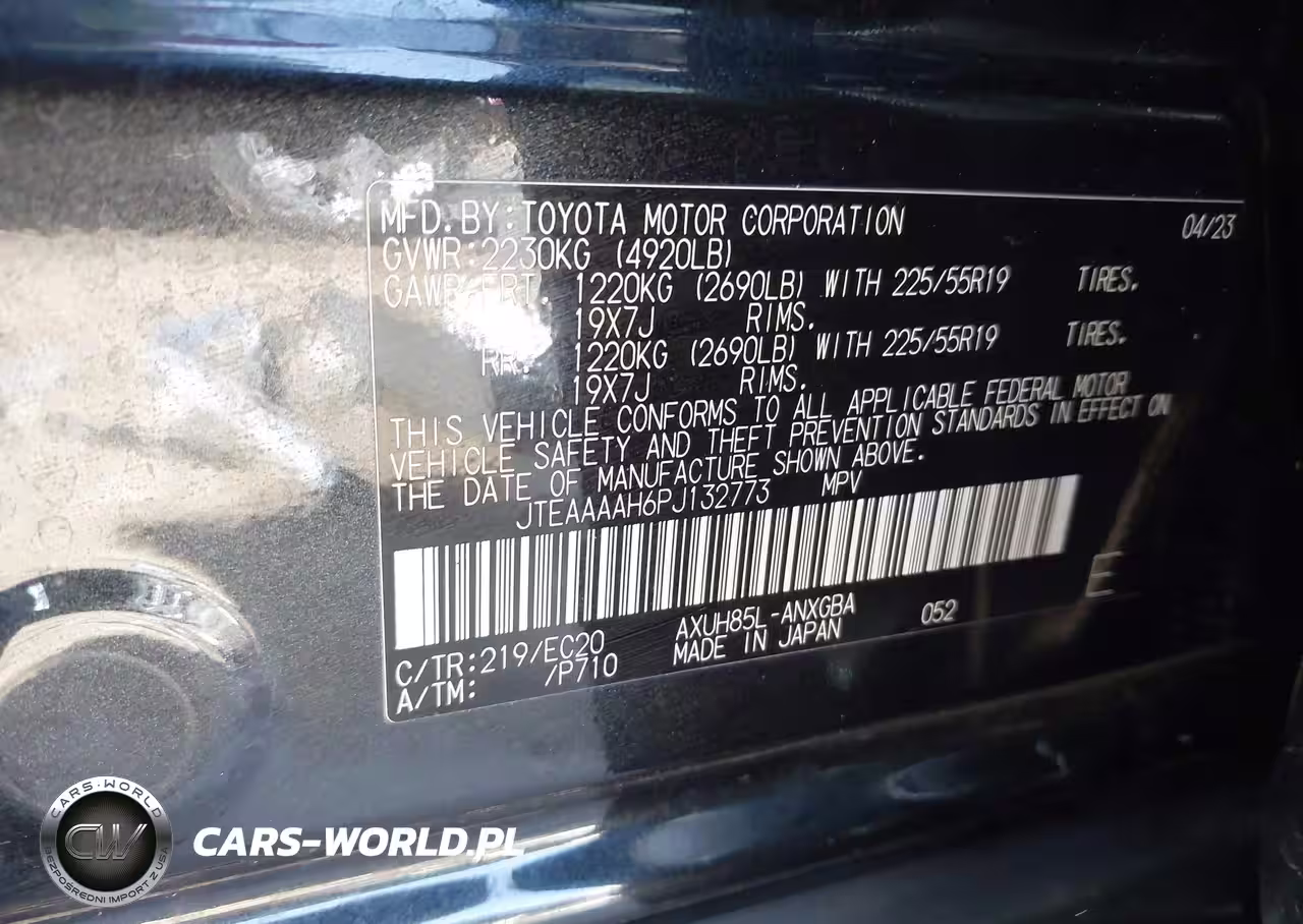2023 Toyota Venza Nightshade Edition VIN:JTEAAAAH6PJ132773 - 9