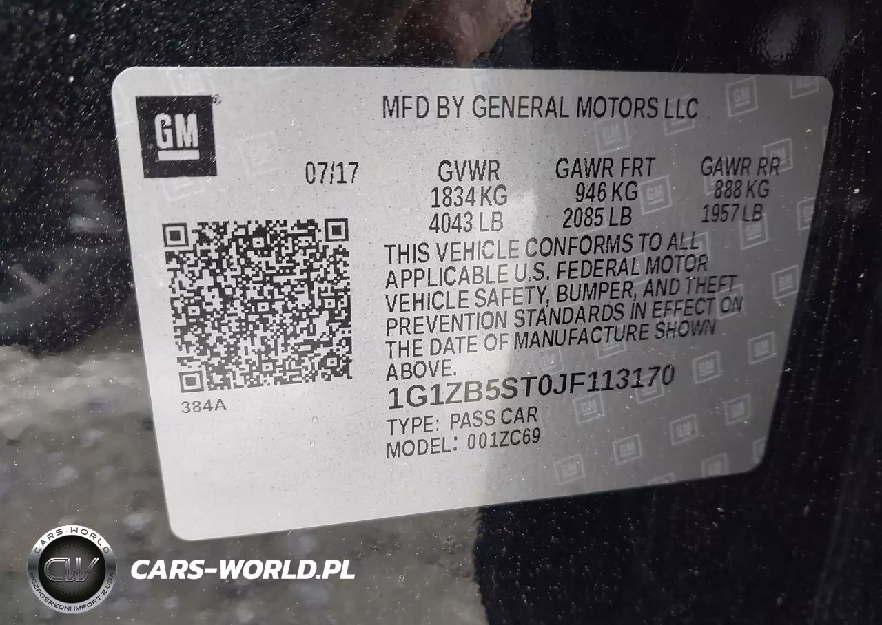 2018 Chevrolet Malibu 1Ls VIN:1G1ZB5ST0JF113170 - 9
