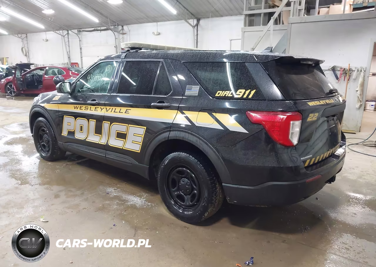 2022 Ford Police Interceptor VIN:1FM5K8AB9NGA00278 - 3