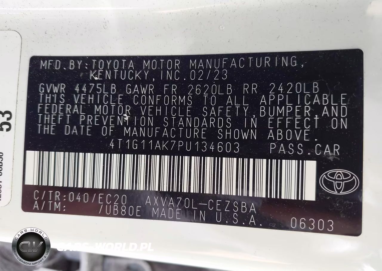 2023 Toyota Camry Se Nightshade Edition VIN:4T1G11AK7PU134603 - 9