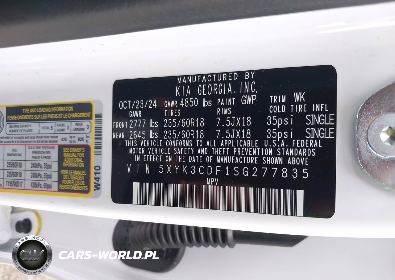 2025 Kia Sportage Ex VIN:5XYK3CDF1SG277835 - 9