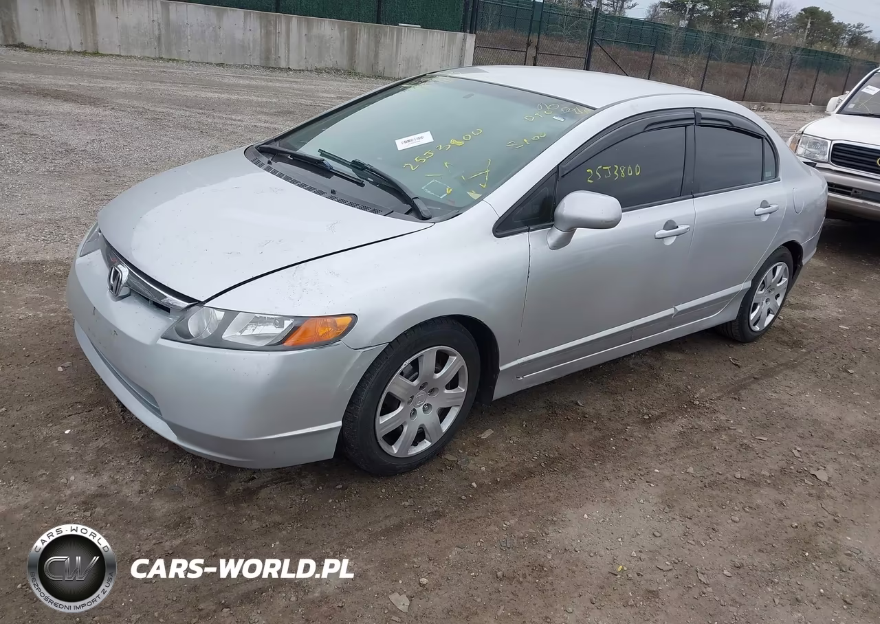 2007 Honda Civic Lx VIN:2HGFA16537H302647 - 2