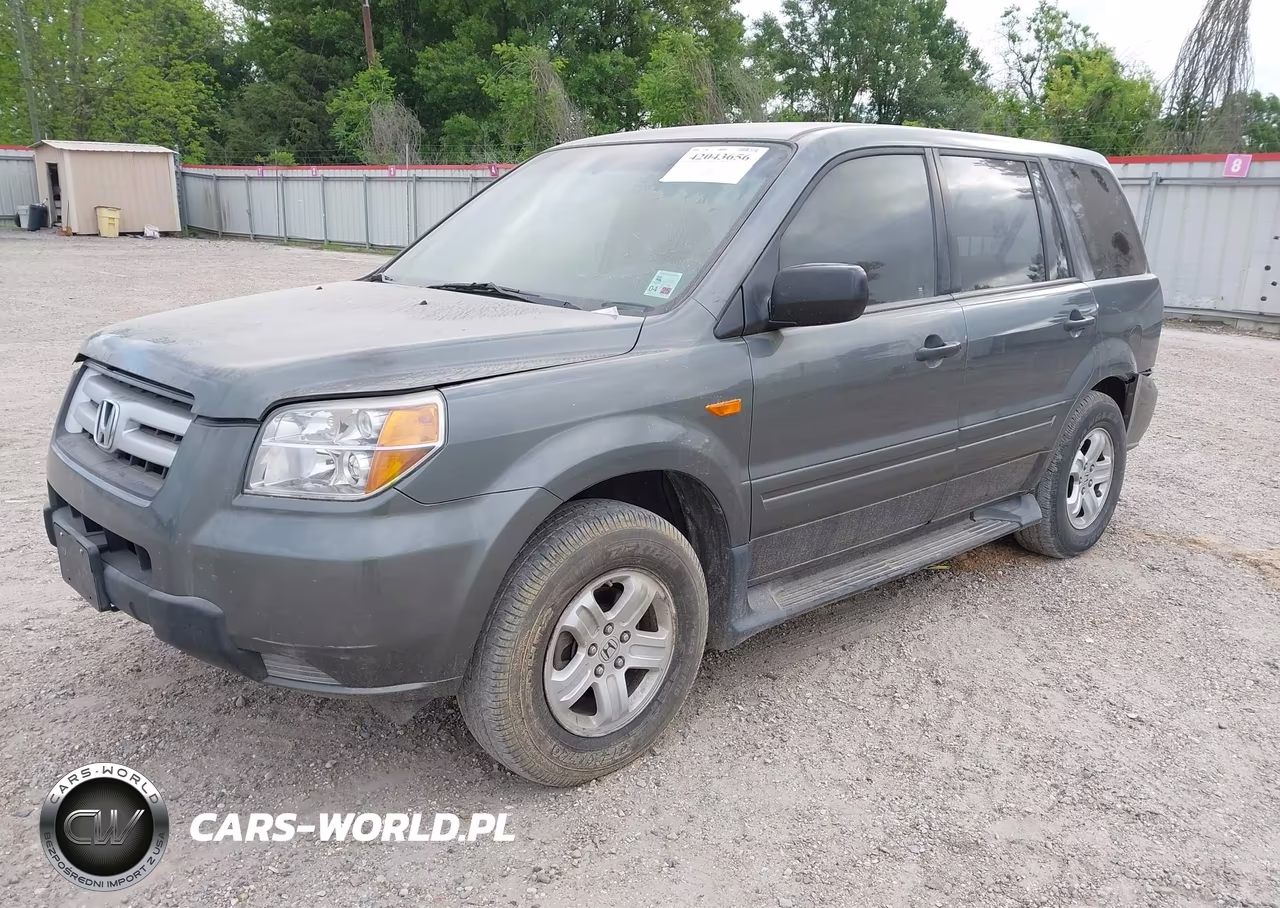 2007 Honda Pilot Lx VIN:5FNYF28137B016831 - 2