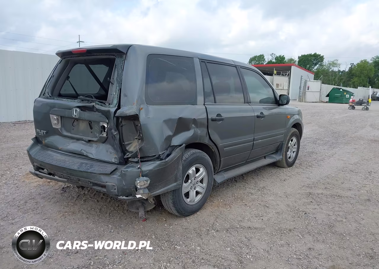 2007 Honda Pilot Lx VIN:5FNYF28137B016831 - 4