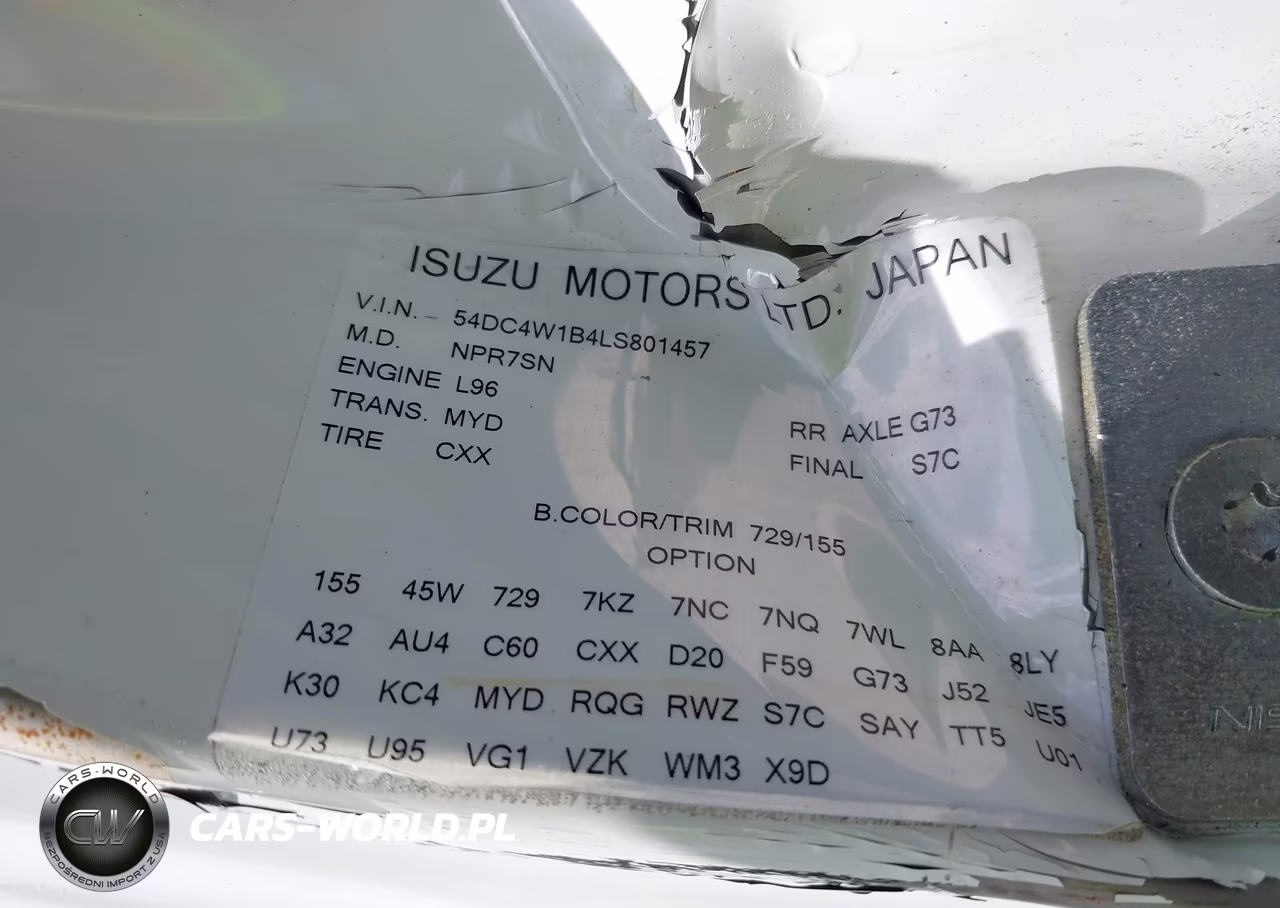 2020 Isuzu Npr Hd VIN:54DC4W1B4LS801457 - 8