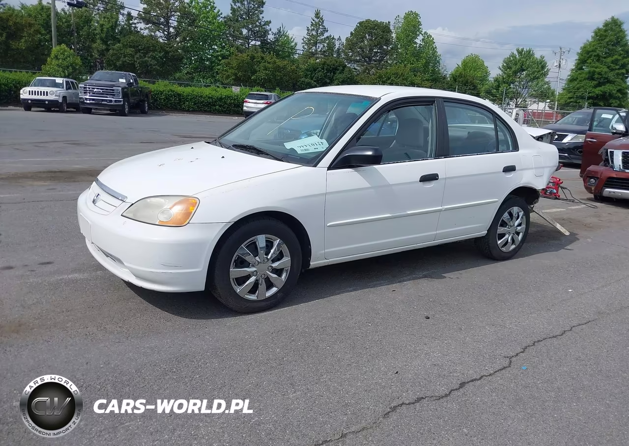 2001 Honda Civic Lx VIN:1HGES16591L038059 - 2