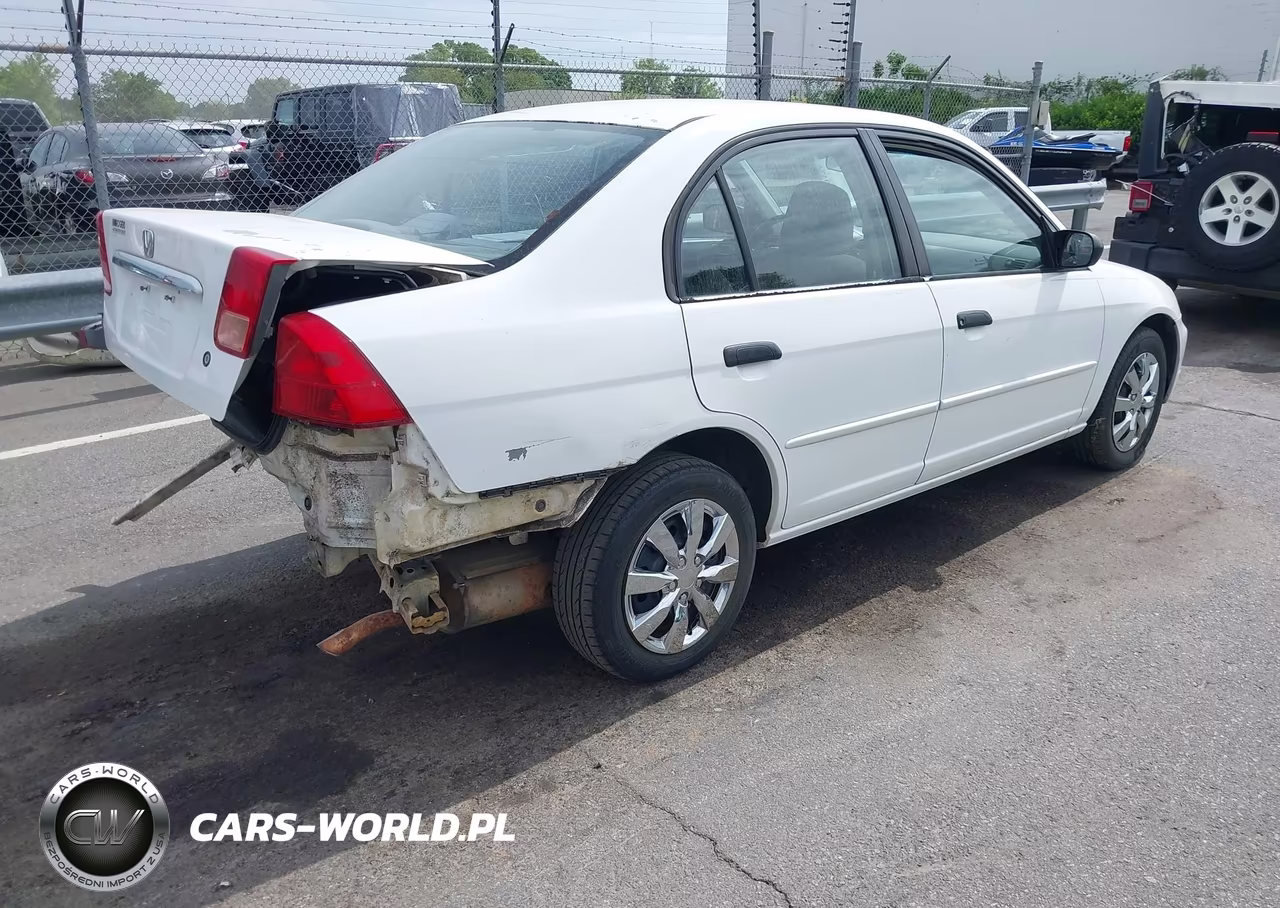 2001 Honda Civic Lx VIN:1HGES16591L038059 - 4