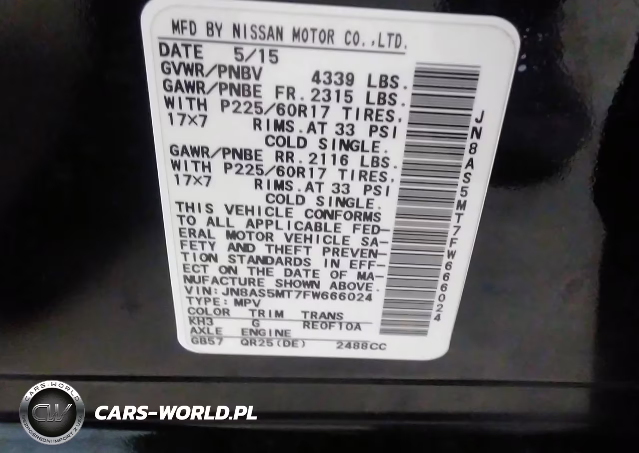 2015 Nissan Rogue Select S VIN:JN8AS5MT7FW666024 - 9
