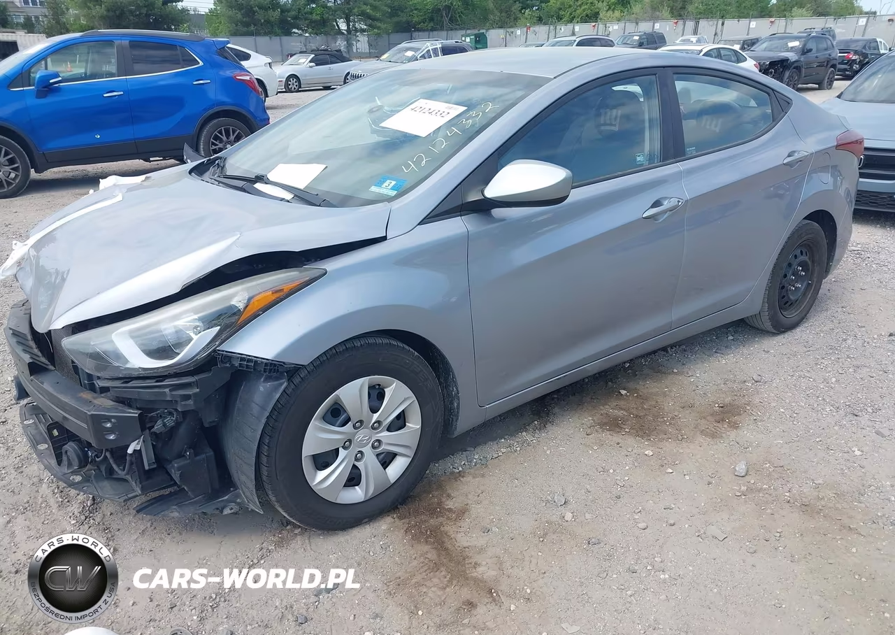 2016 Hyundai Elantra Se VIN:5NPDH4AE6GH785777 - 2