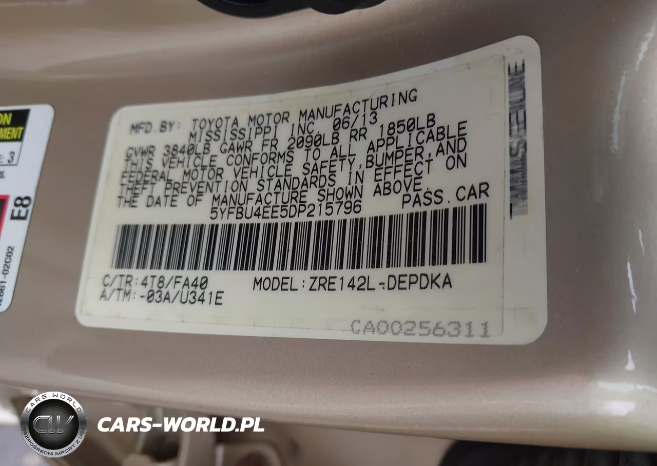 2013 Toyota Corolla L VIN:5YFBU4EE5DP215796 - 9