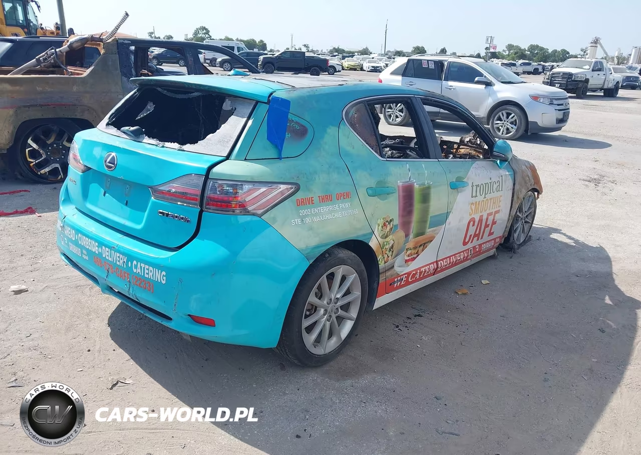 2011 Lexus Ct 200H Premium VIN:JTHKD5BH6B2037900 - 4