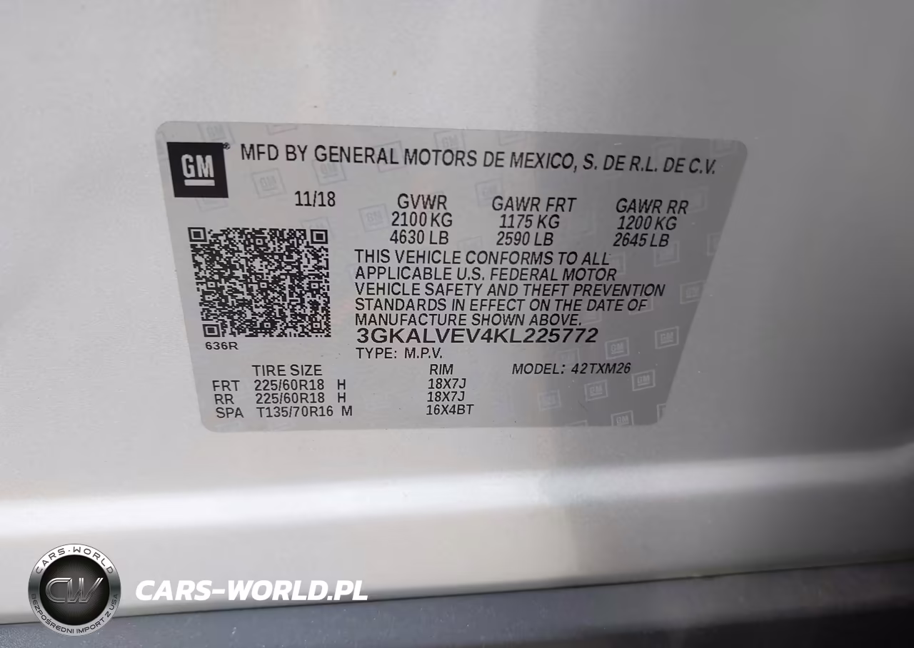 2019 GMC Terrain Slt VIN:3GKALVEV4KL225772 - 9