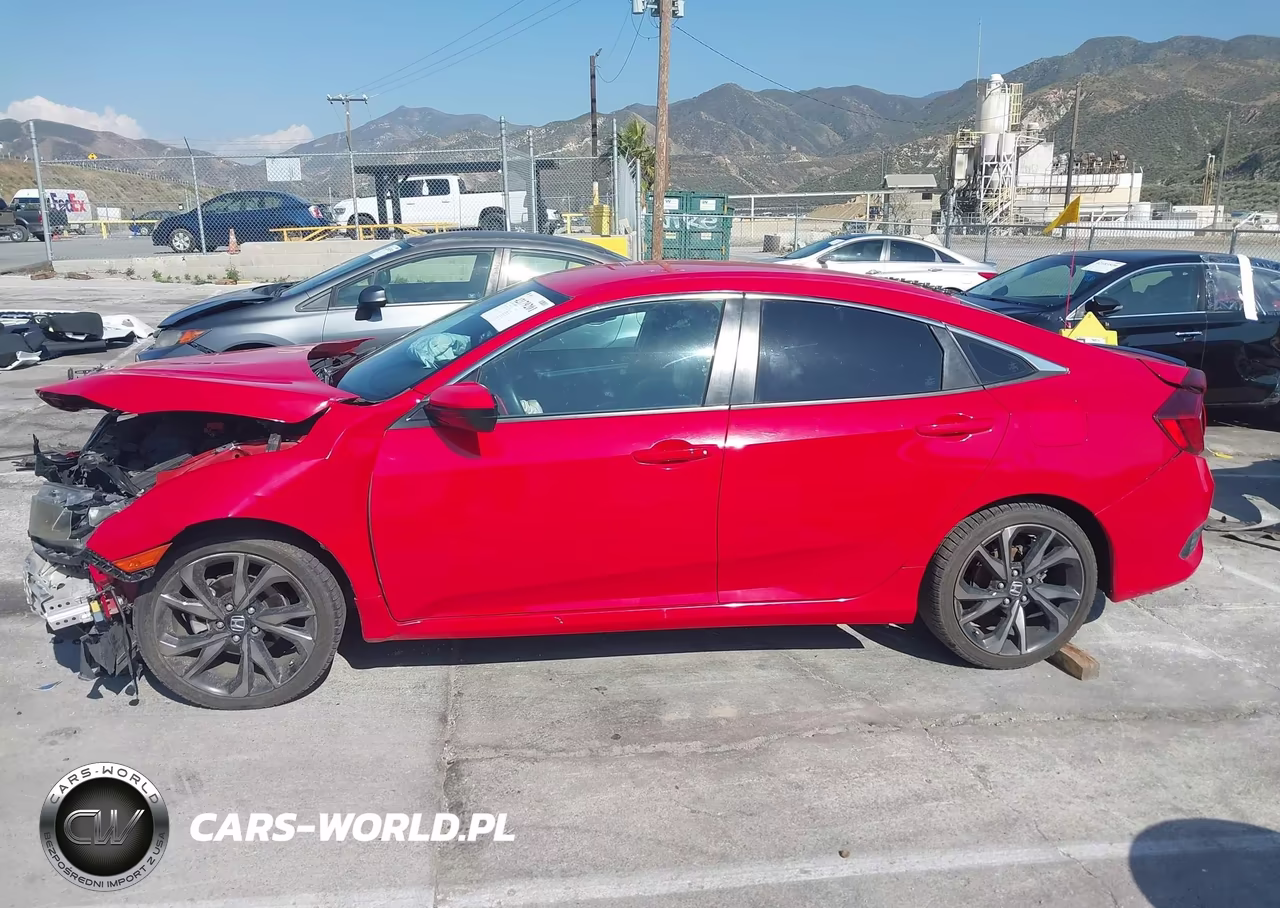 2019 Honda Civic Sport VIN:2HGFC2F89KH525648 - 14
